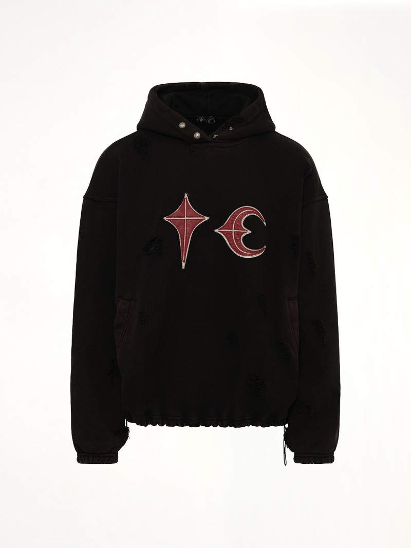 Thug Club Rock Hoodie in Black outlook