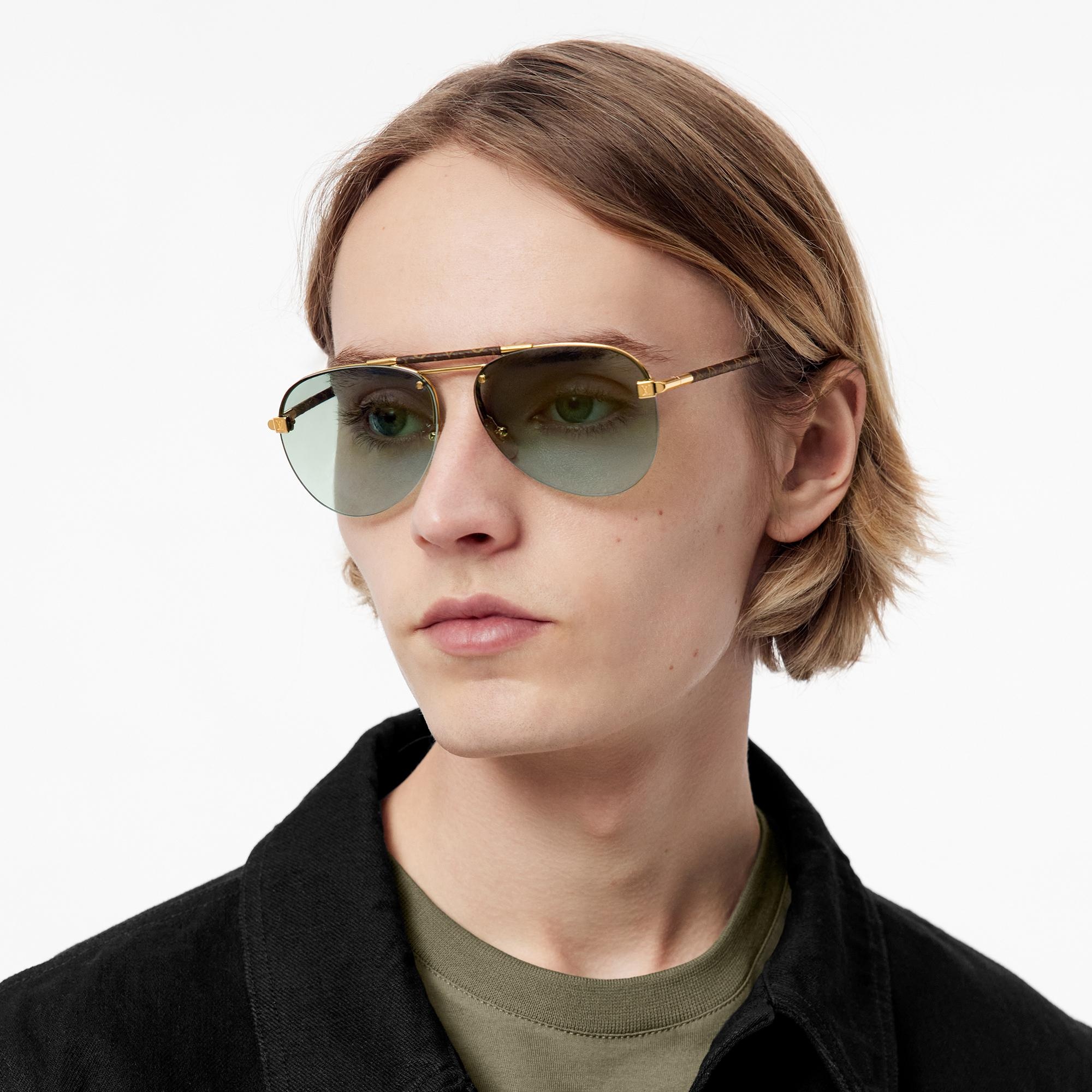 Louis Vuitton LV Rise Pilot Sunglasses