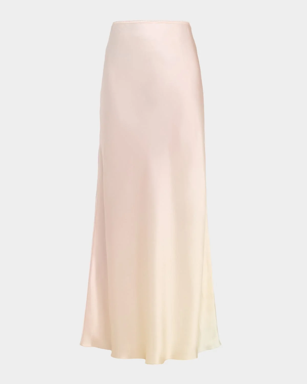 Grace Scallop-Trim Silk Maxi Skirt - 1
