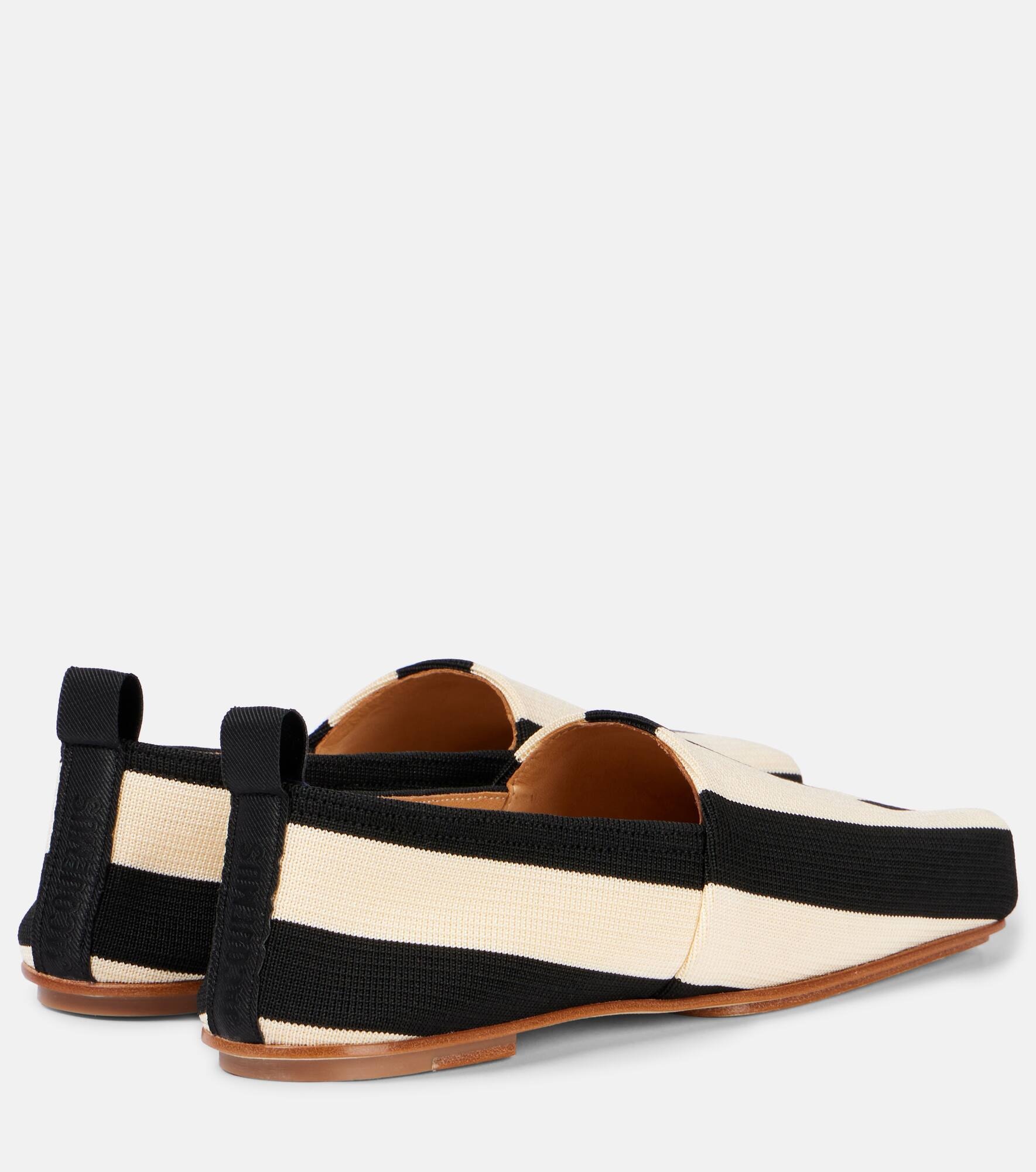 Carré striped slip-on shoes - 2