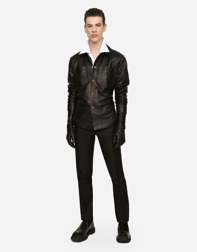 Dolce & Gabbana Leather shirt outlook