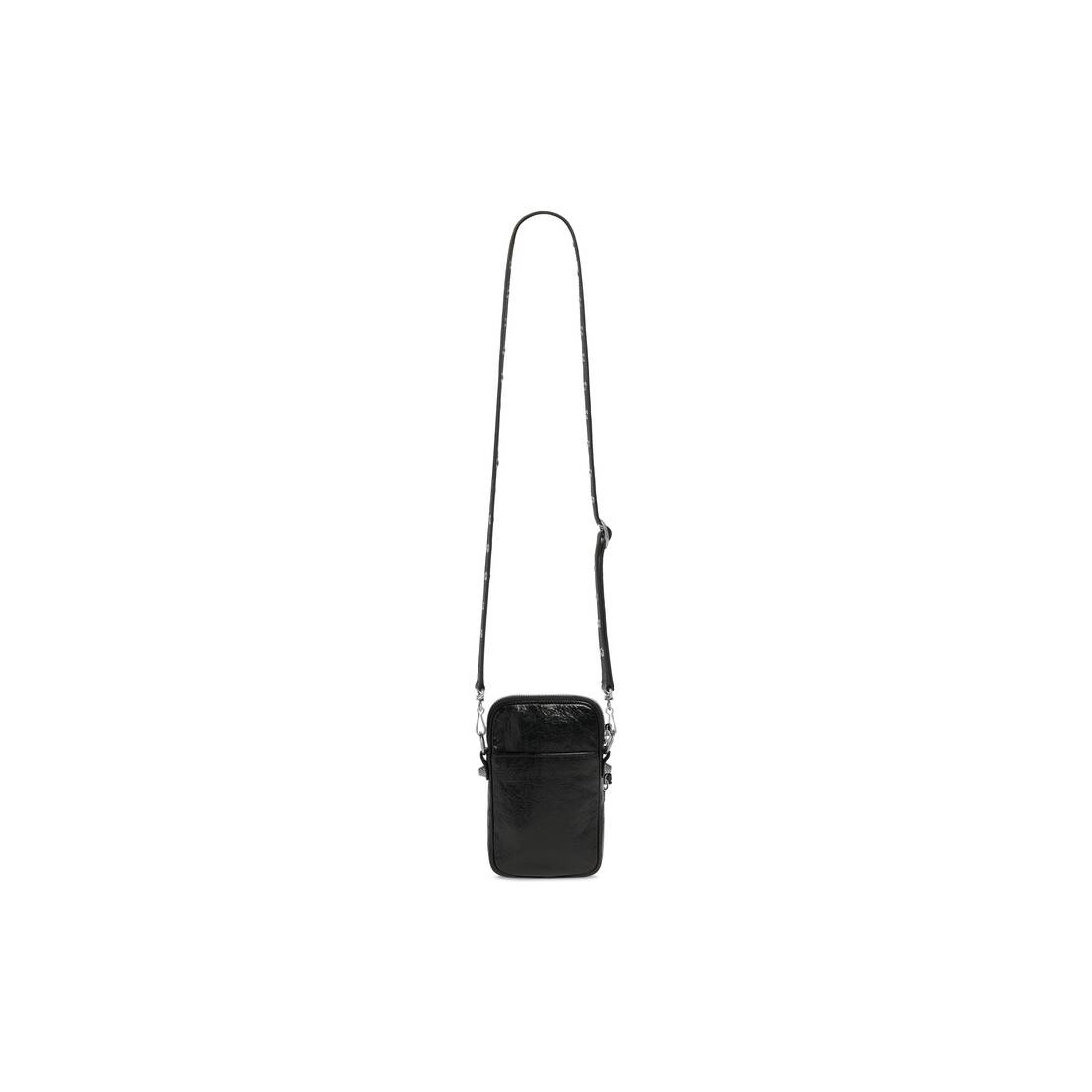 バッグ BALENCIAGA  Le Cagole Phone Holder Balenciaga Men's Le Cagole Phone Holder In Metallic | ModeSens