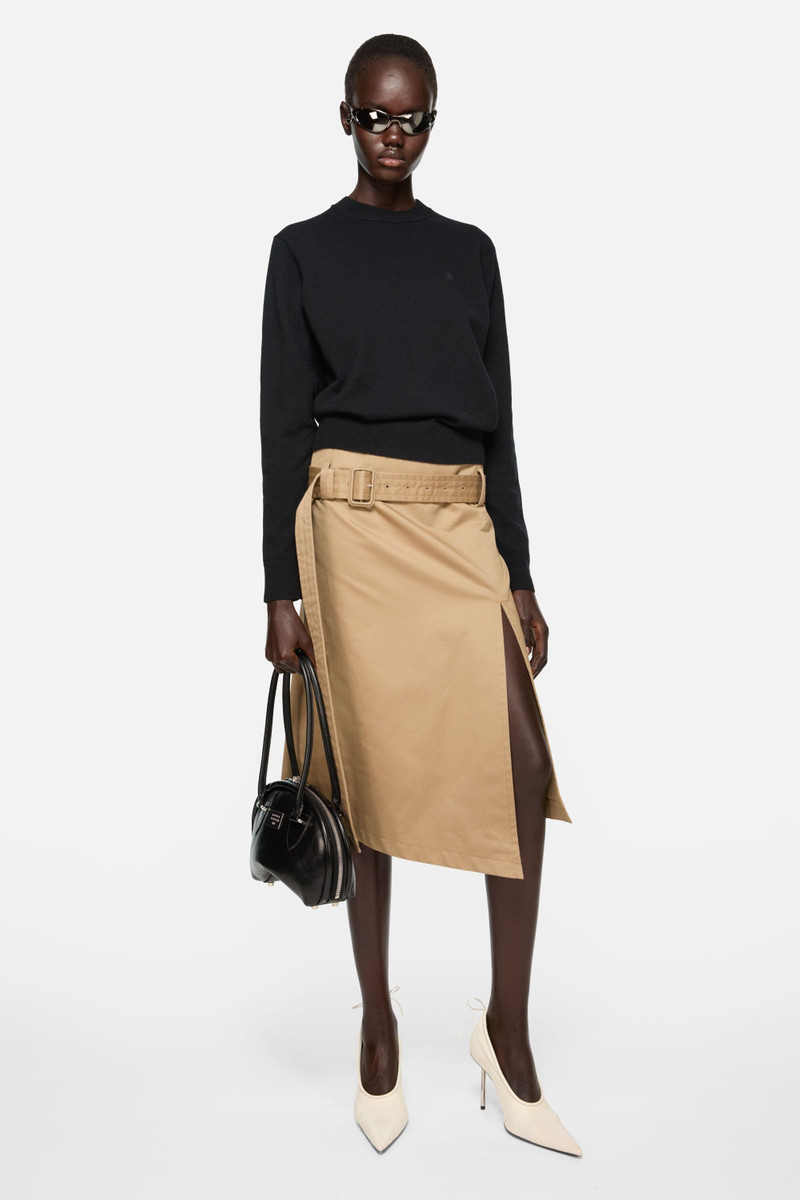 Acne Studios Crewneck jumper - Yak wool - Black outlook