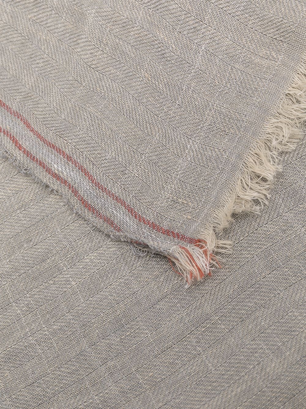 lightweight frayed-edge scarf - 3