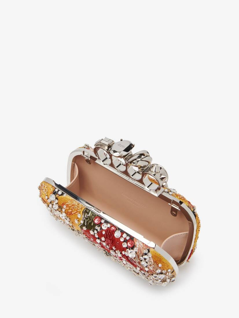 Women's Knuckle Clutch in Multicolor 3