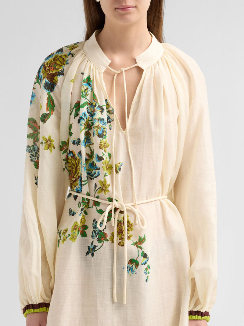 Women's Fara Embroidered Mini Dress - Ivory 5