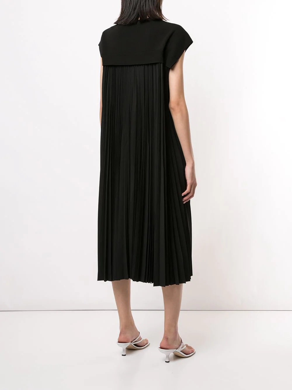 side pleated dress - 4