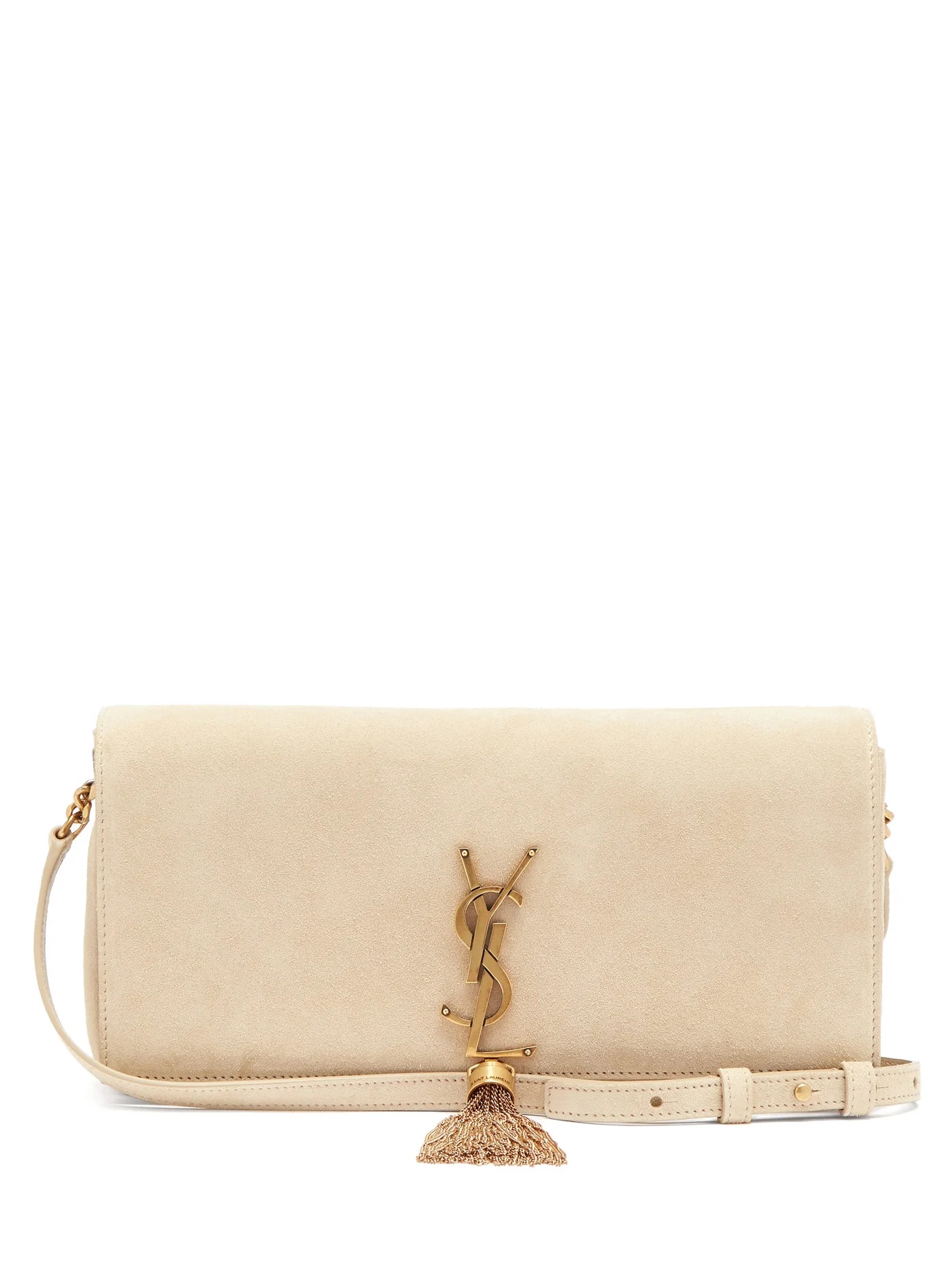 Kate tasselled suede cross-body bag - 1