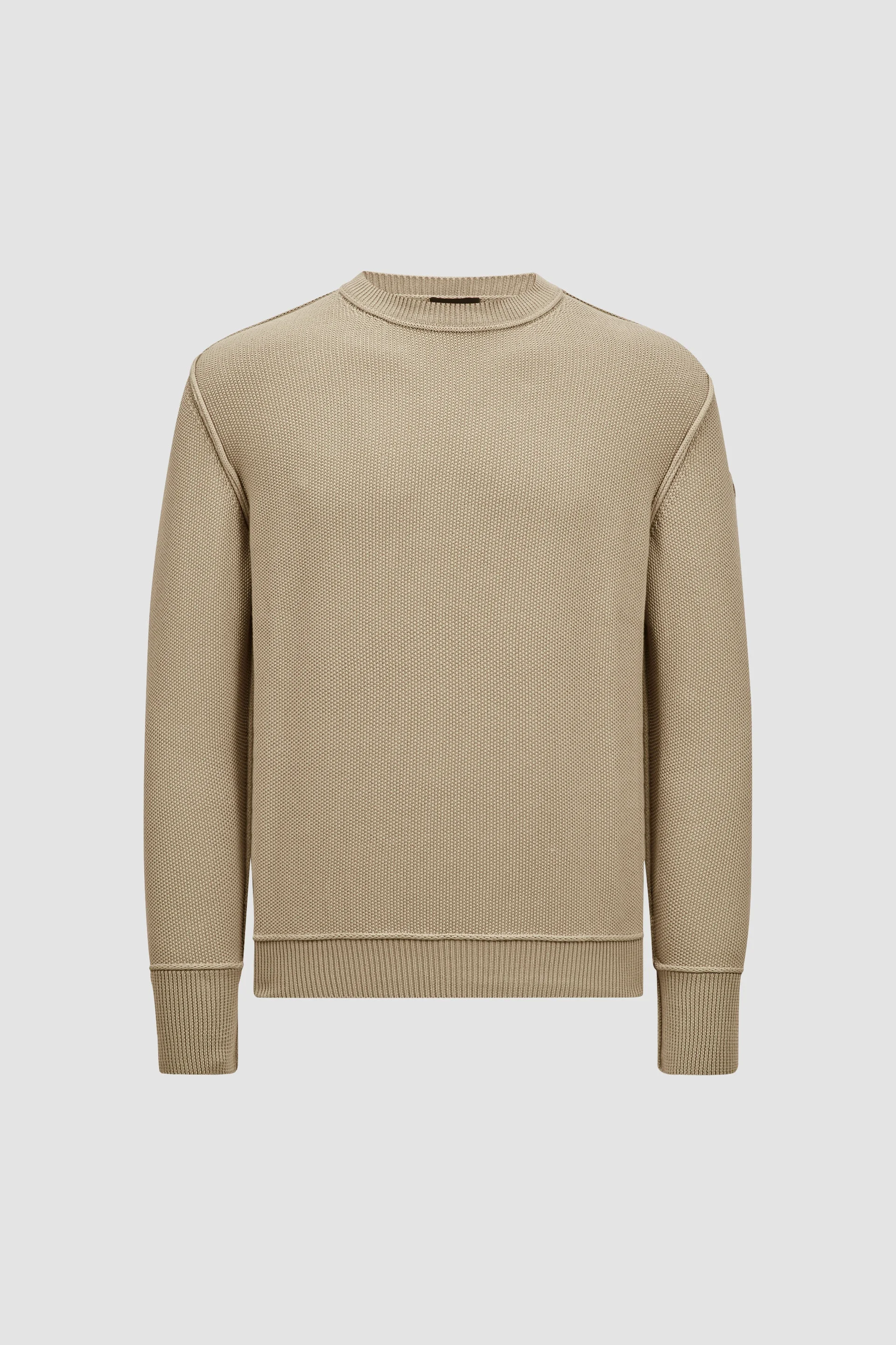 Textured Cotton Sweater - 1