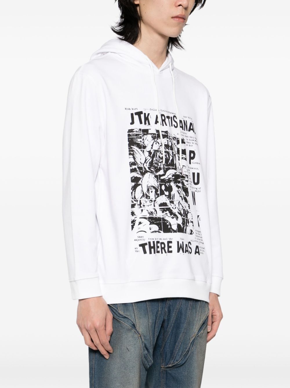 "There Was A Punk" hoodie - 3