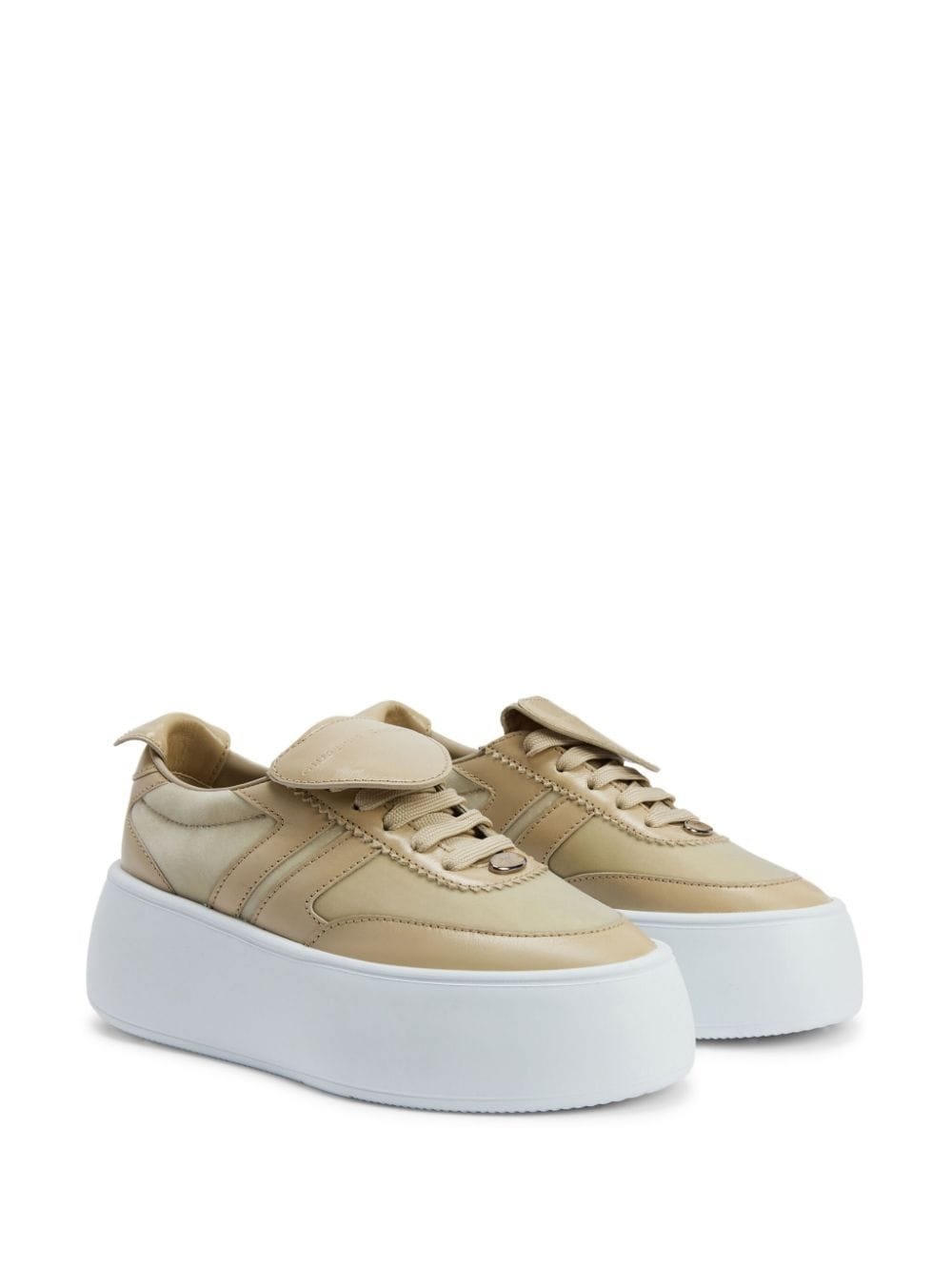 League Maxi leather sneakers - 2