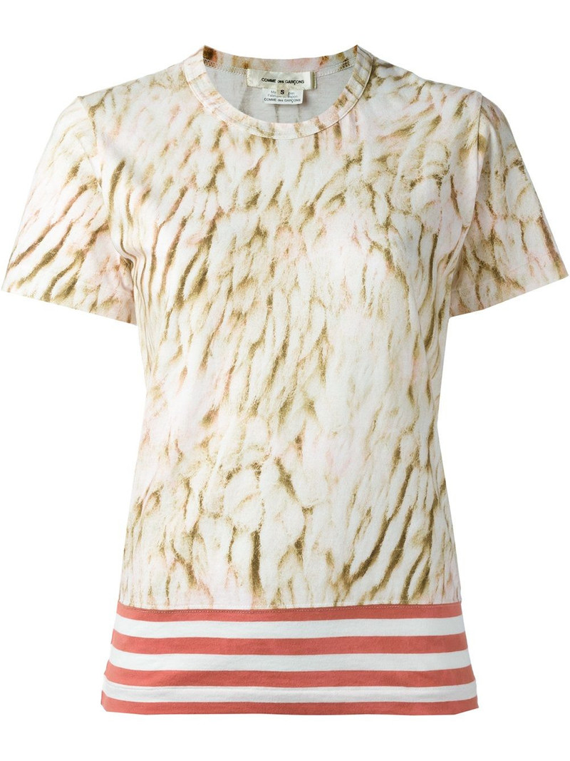 abstract print T-shirt 1