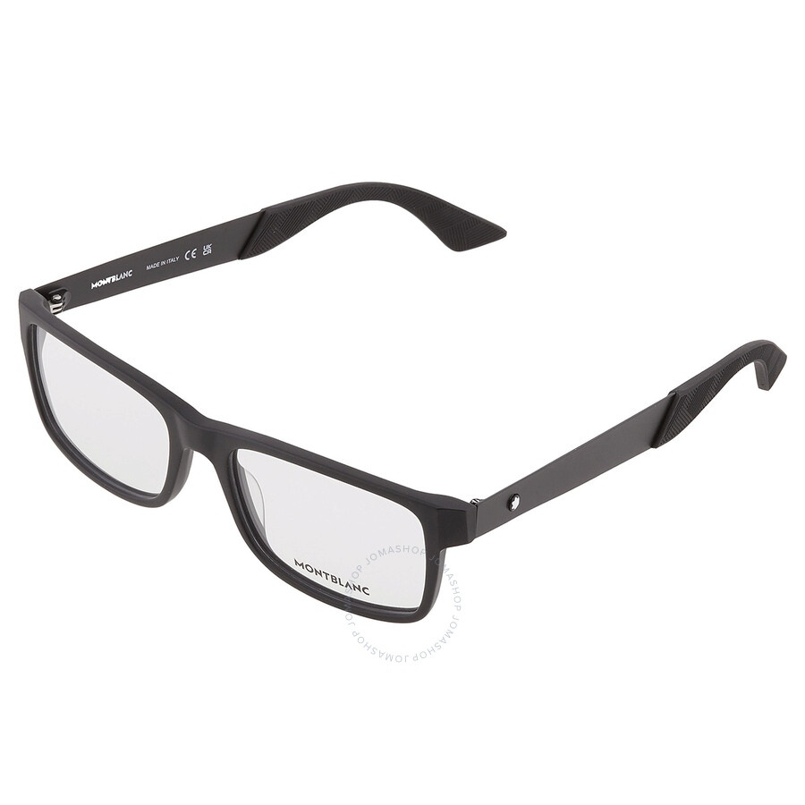Montblanc Demo Rectangular Men's Eyeglasses MB0301O 005 56 - 3