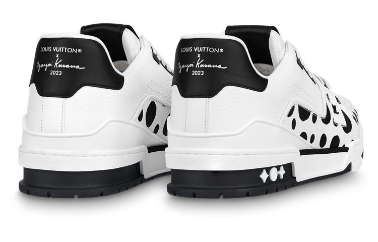 LOUIS VUITTON x YAYOI KUSAMA Sneaker 'White Black' 1AB8JL - 2