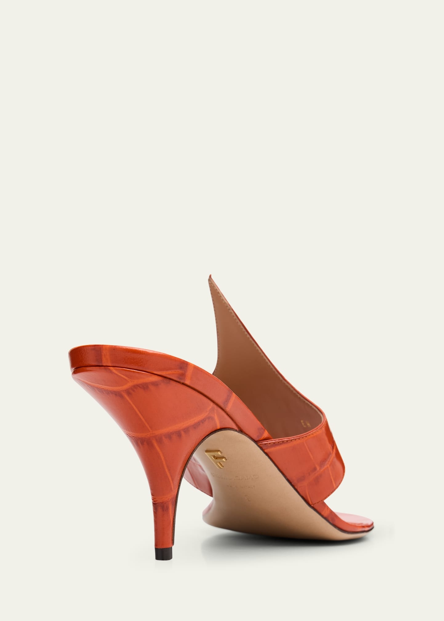 Lyrai Croco Thong Slide Sandals - 6