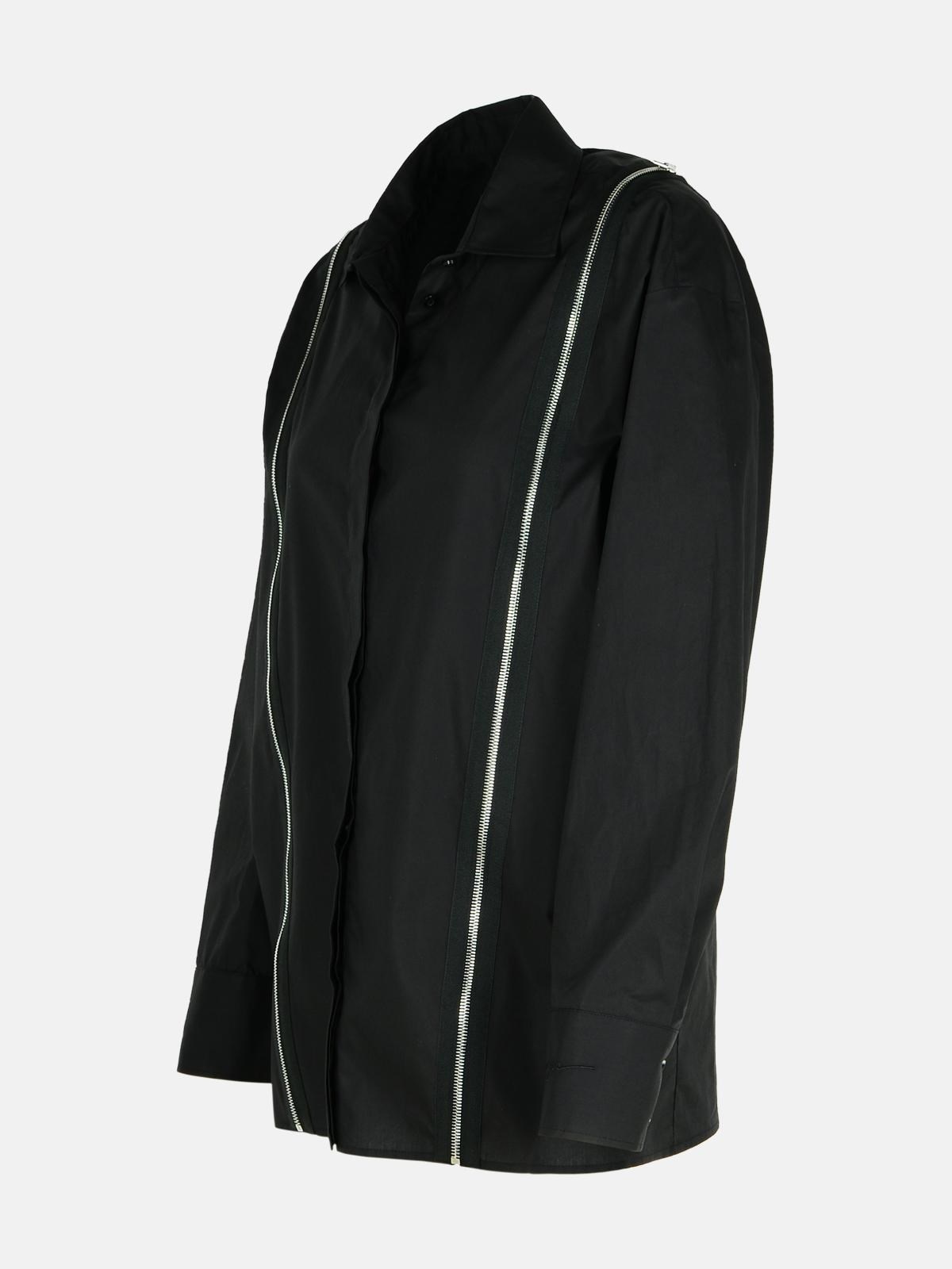BLACK COTTON SHIRT - 2