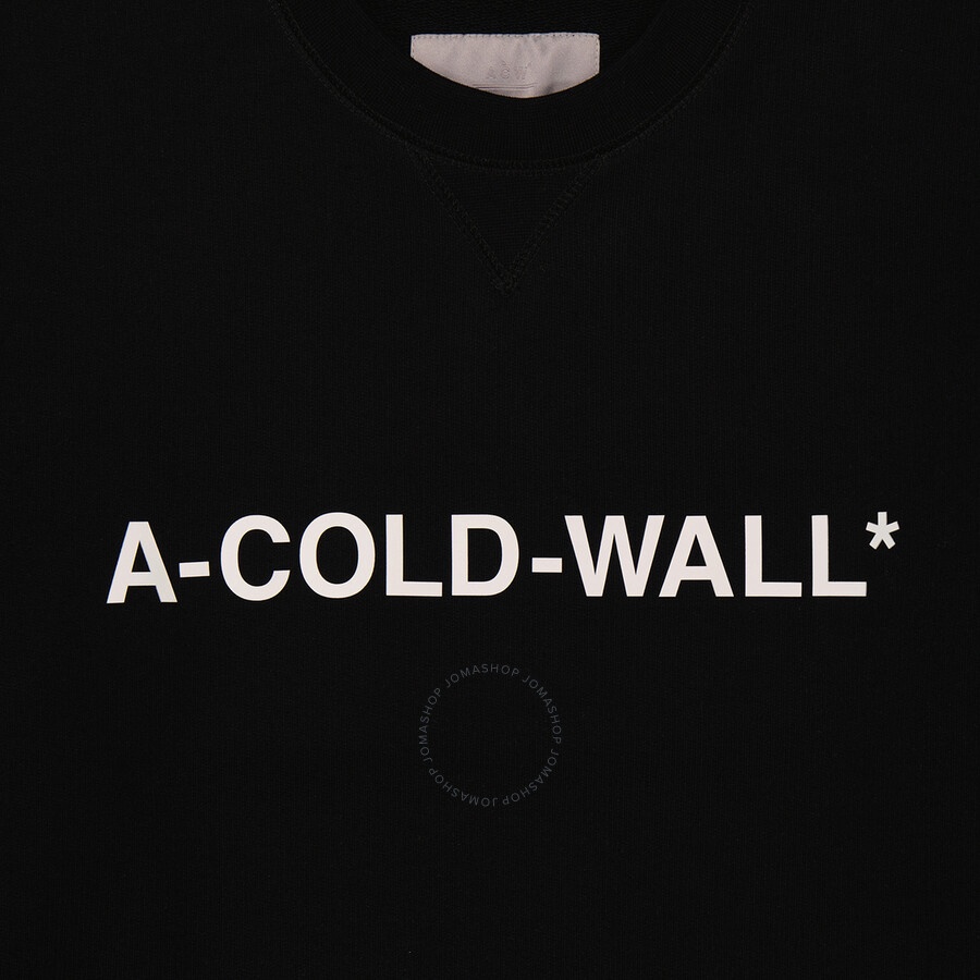 A Cold Wall Men's Black Essential Logo Crew Sweater - 7