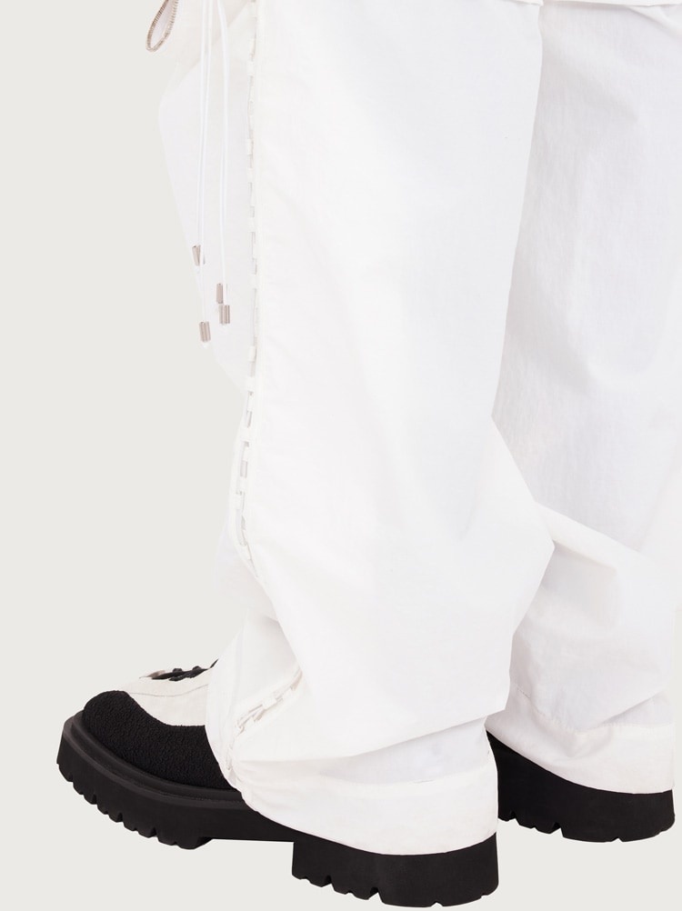ELASTICATED WAIST CARGO PANTS - 5