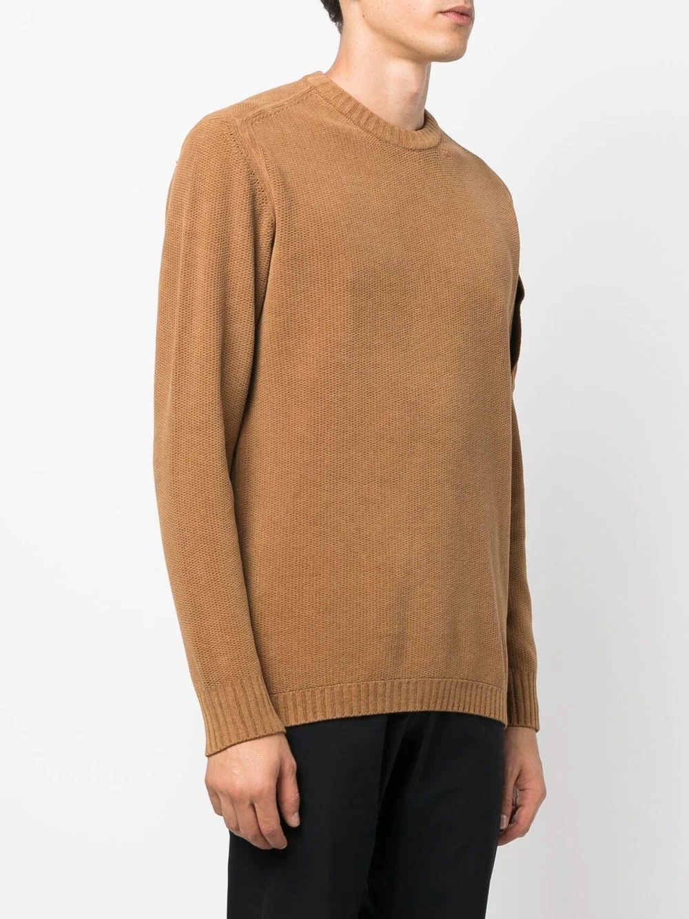 crew neck cotton-chenille jumper - 3