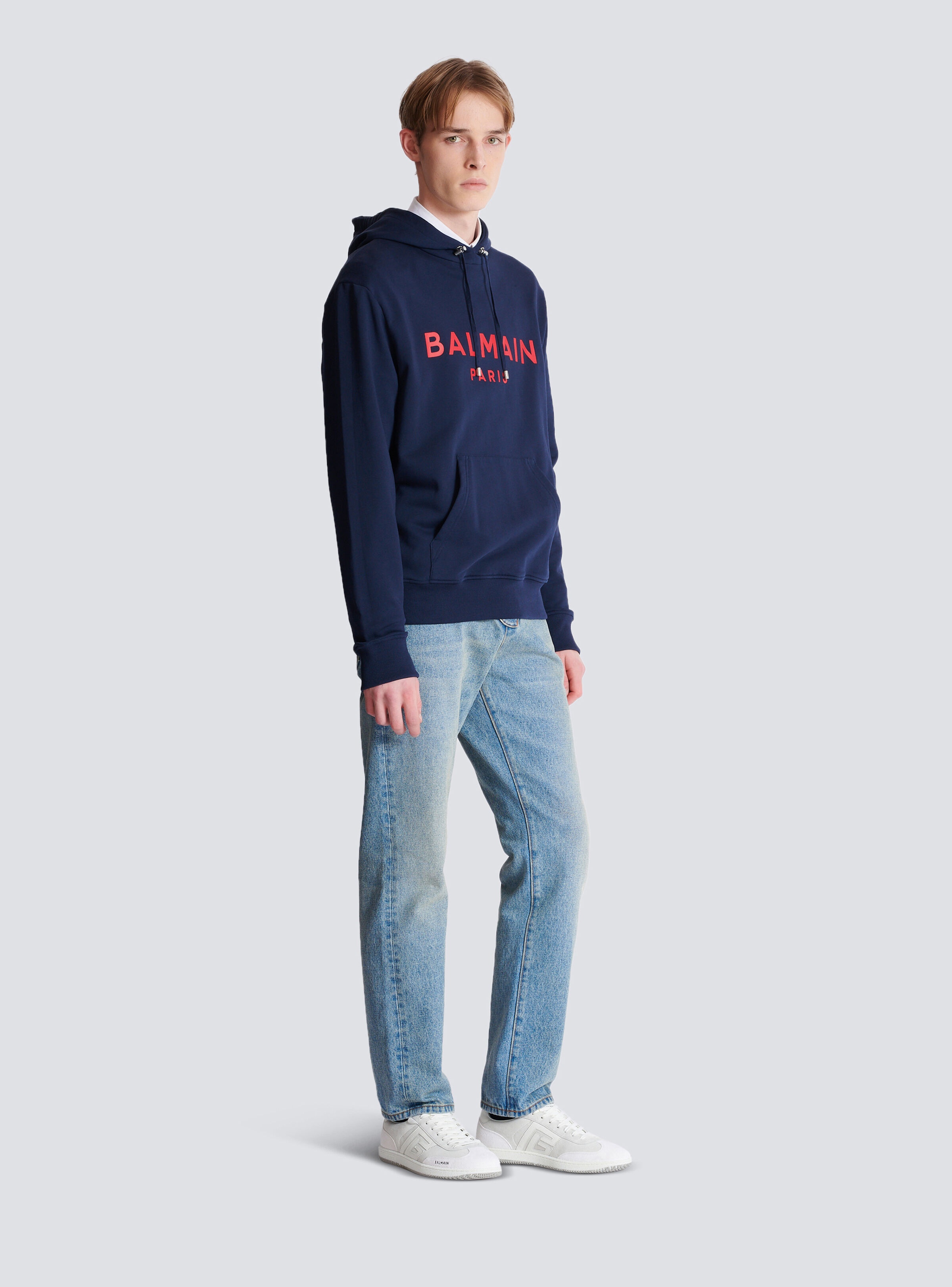 Printed Balmain Paris hoodie - 3