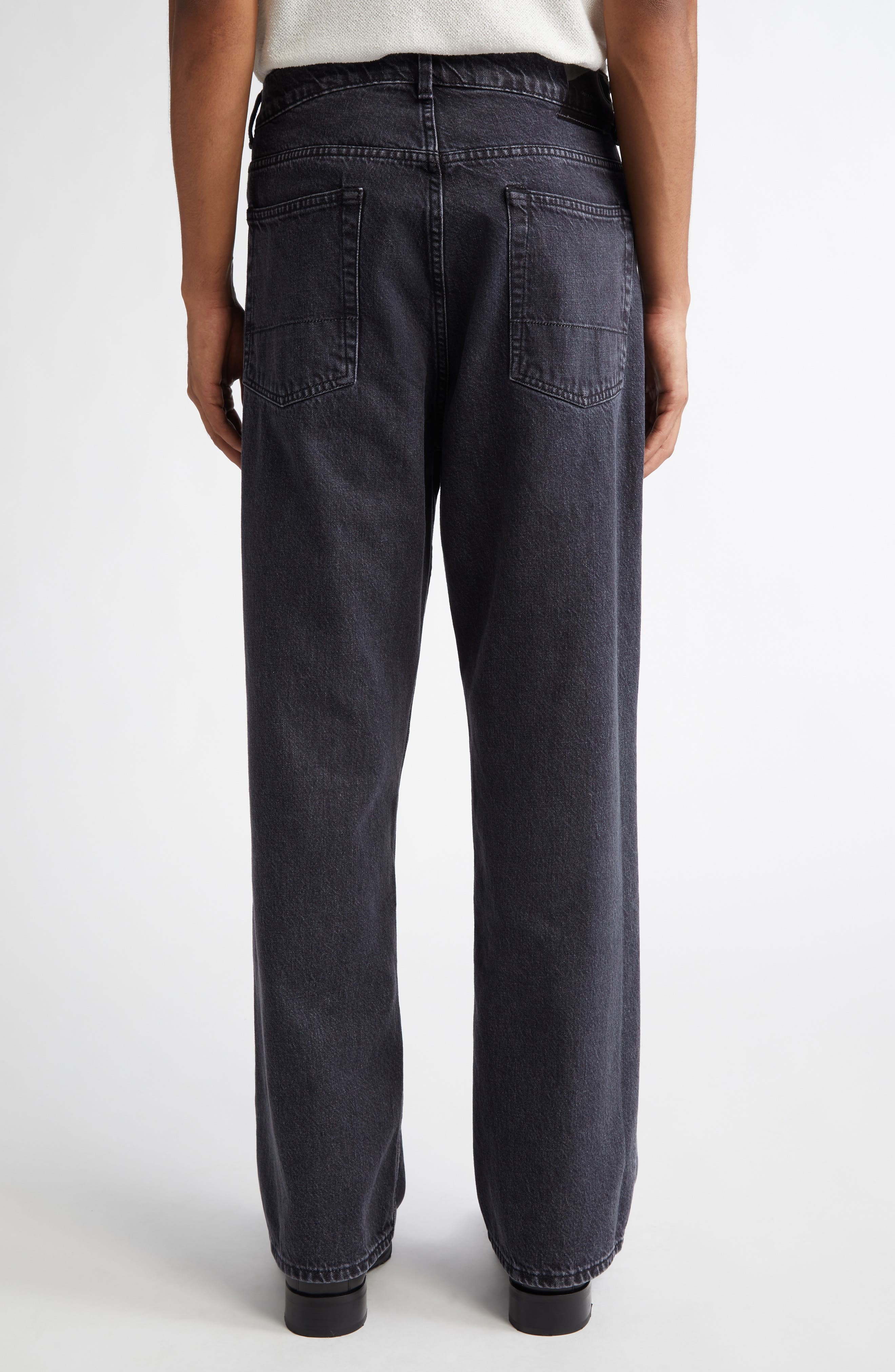 OUR LEGACY Third Cut Wide Leg Jeans in Supergrey Wash at Nordstrom - 3