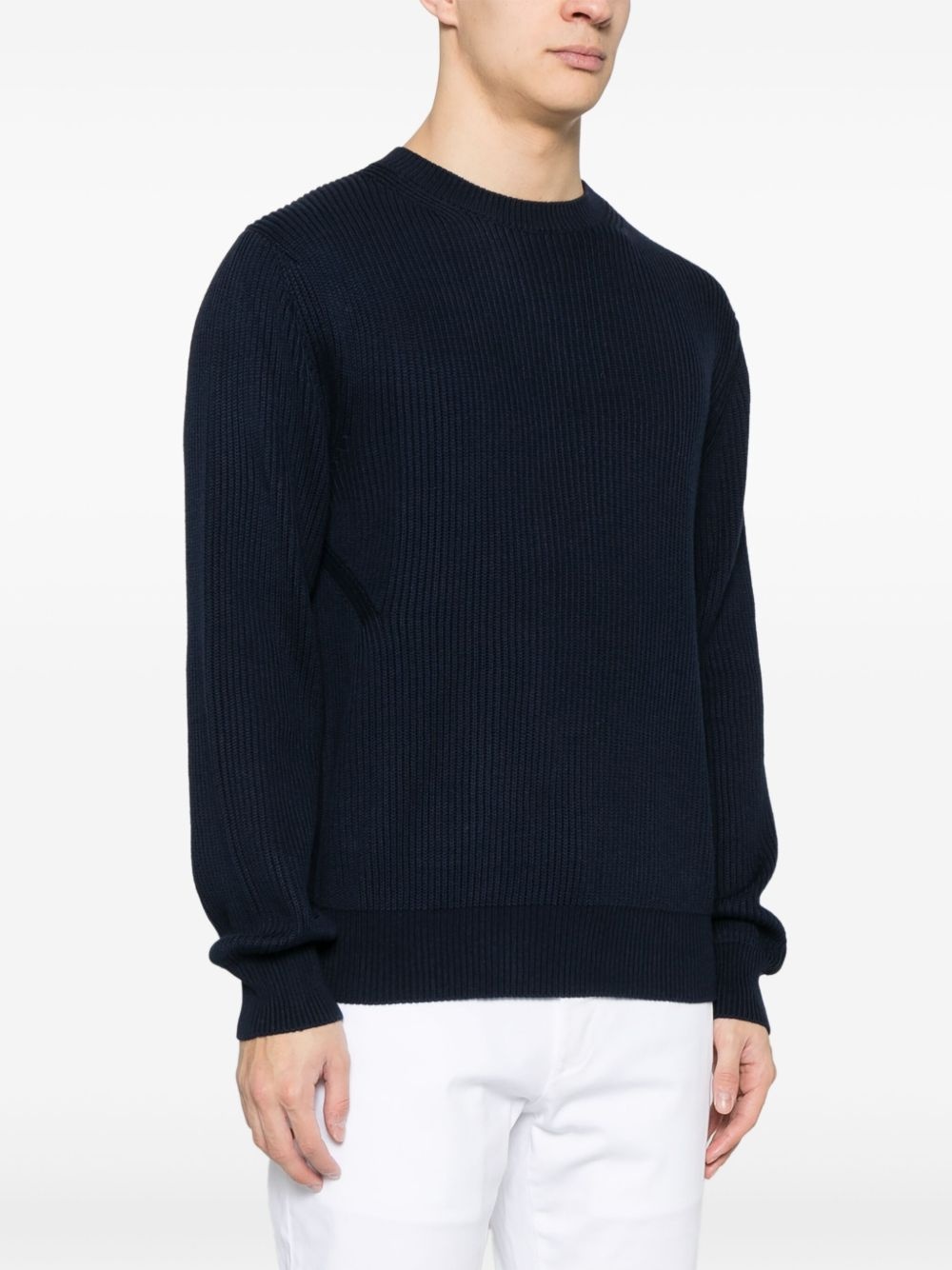 ribbed-knit sweater - 3