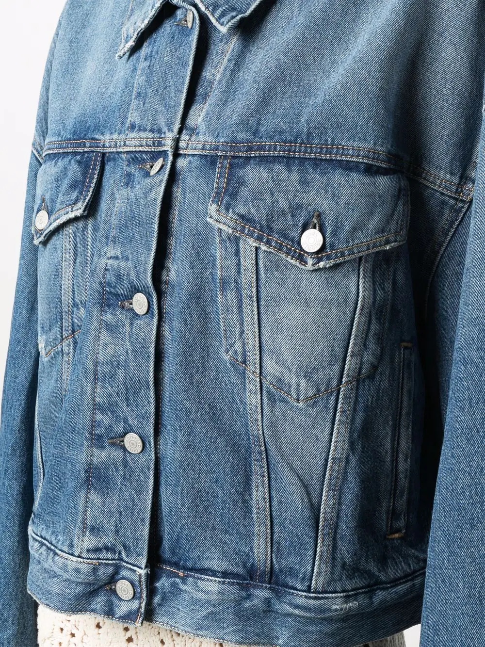 oversized denim jacket - 5