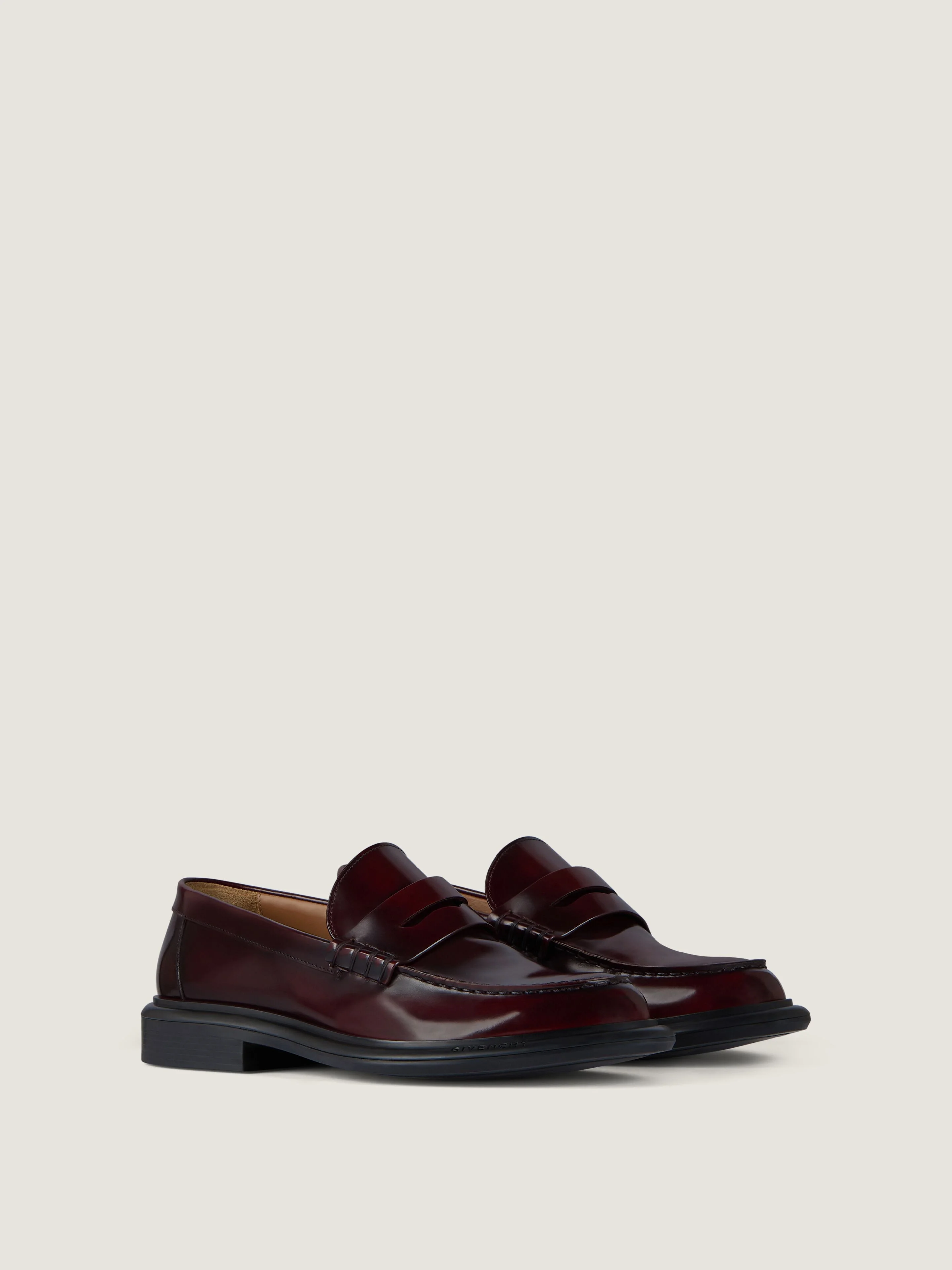 GENT LOAFERS IN BRUSHED LEATHER - 1