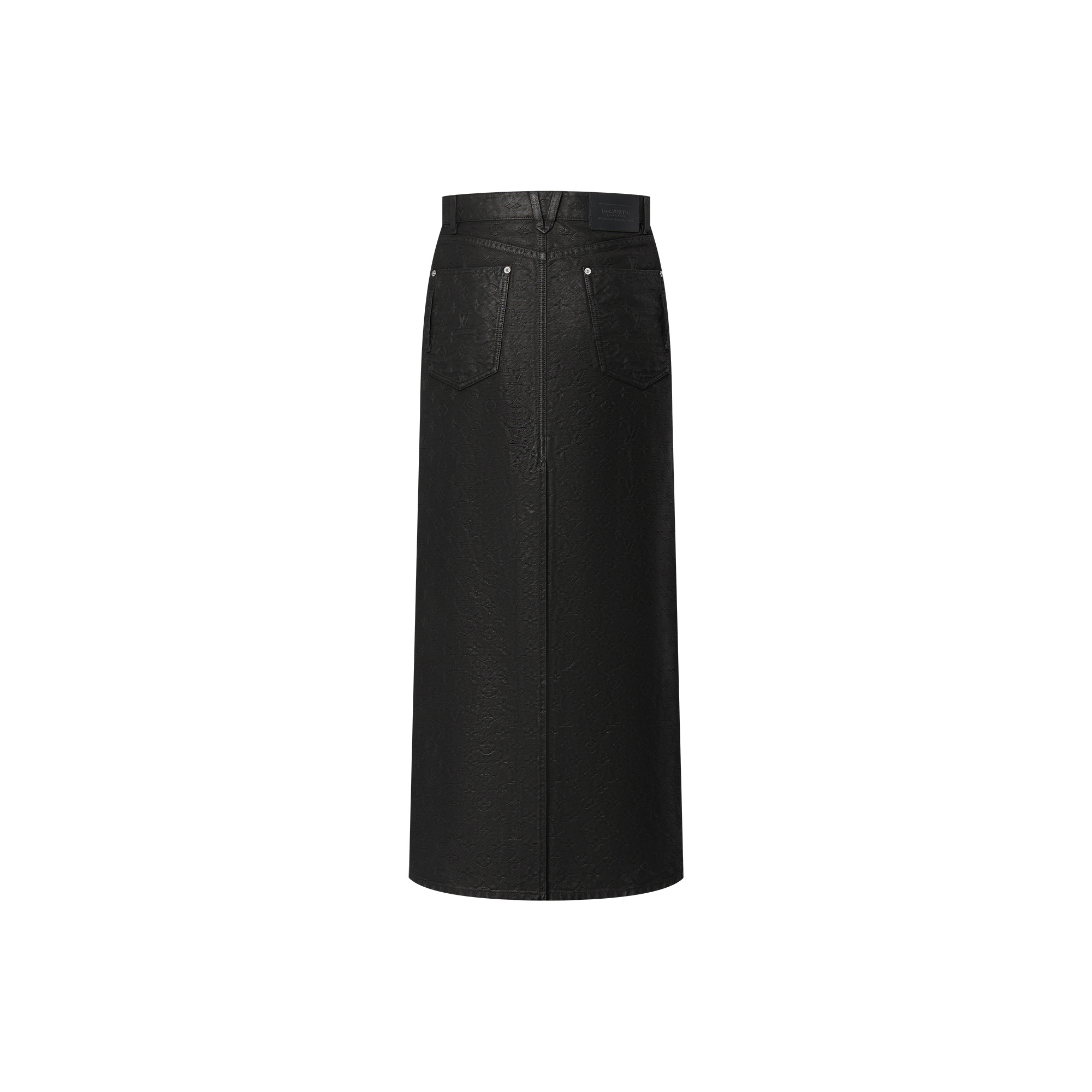 Monogram Jacquard Denim Skirt - 3