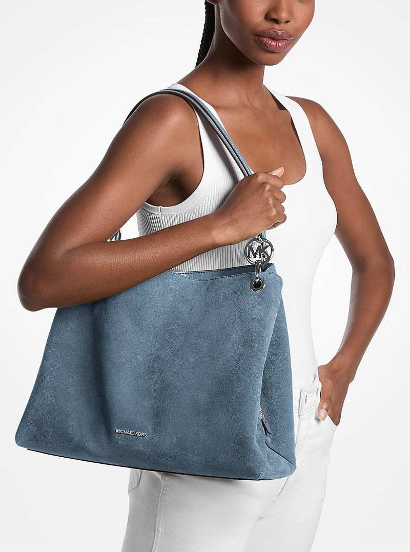 Christina Large Suede Shoulder Bag 3