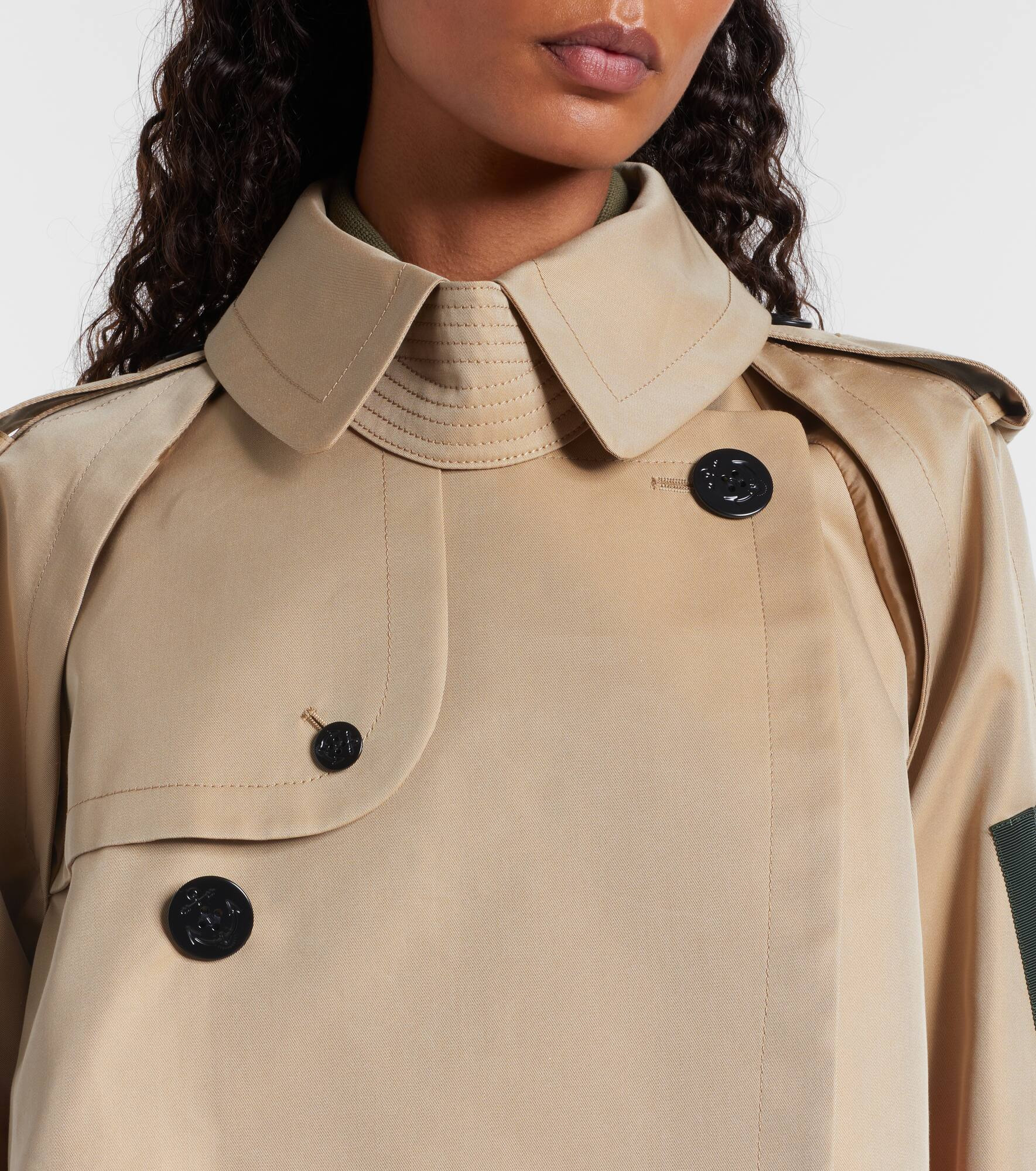 Cotton-blend gabardine and twill jacket - 5
