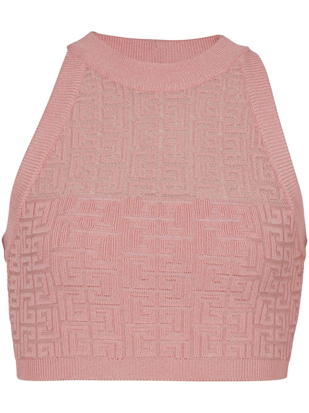 PB-monogram knitted top - 1