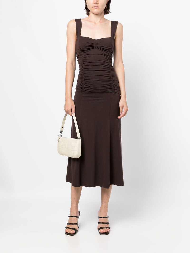 Reformation Suvi ruched midi dress outlook