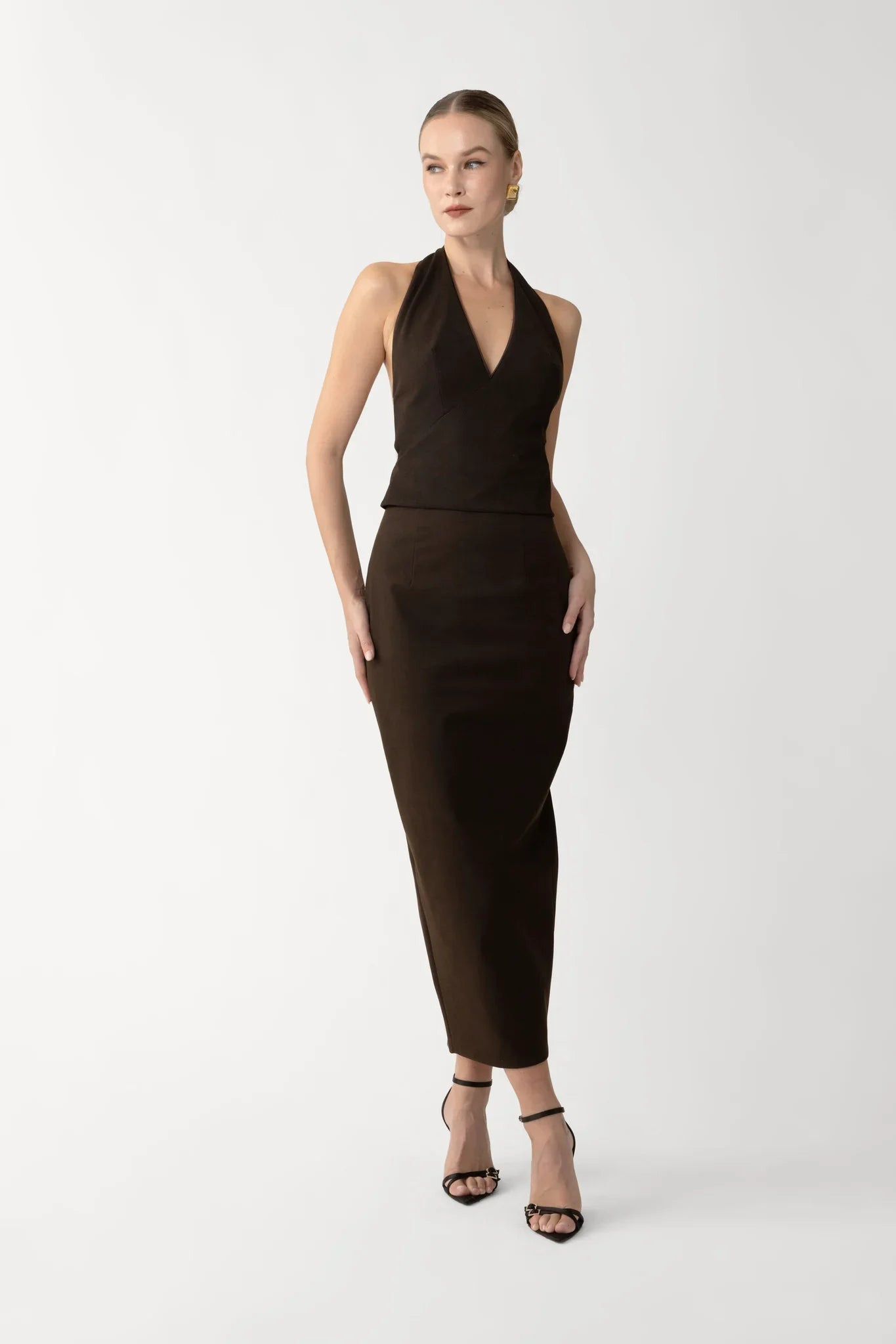 NOMI SUEDE SKIRT - 1