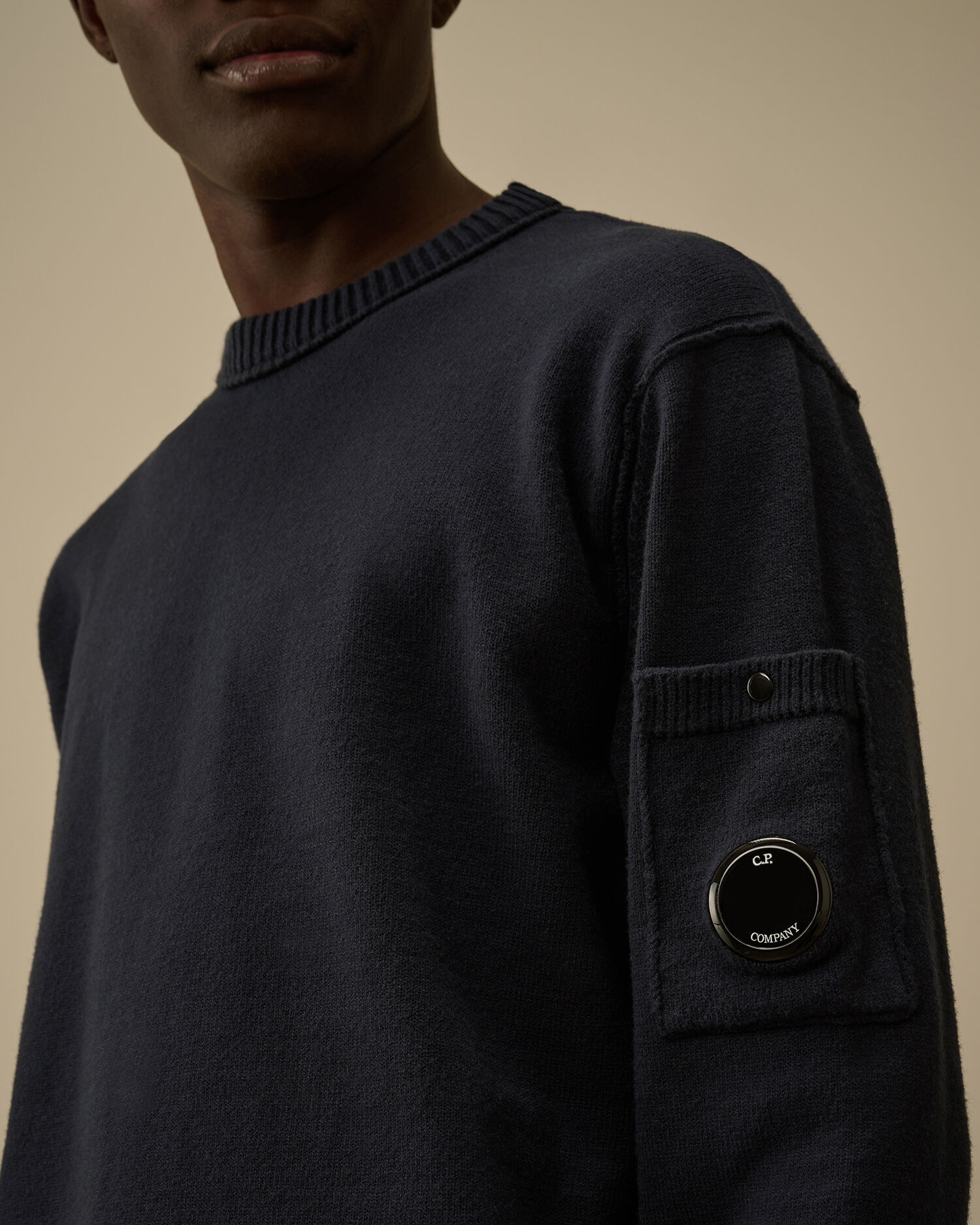 Soft Cotton Stretch Crewneck Sweater - 5