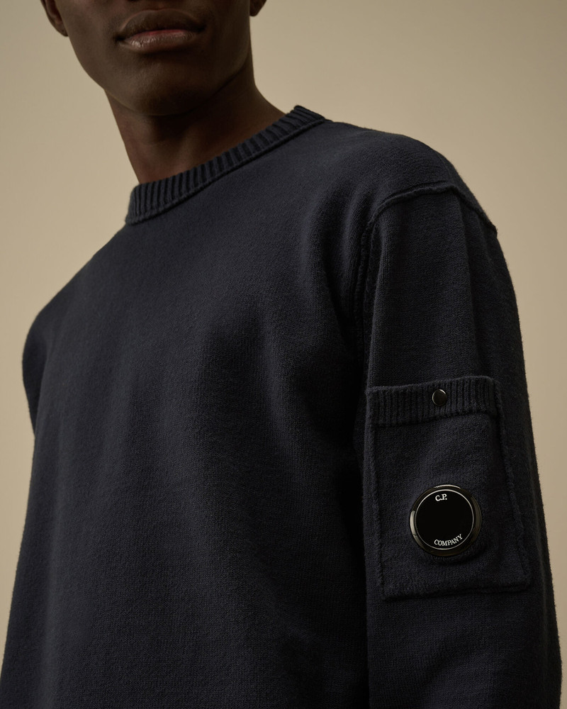Soft Cotton Stretch Crewneck Sweater 5