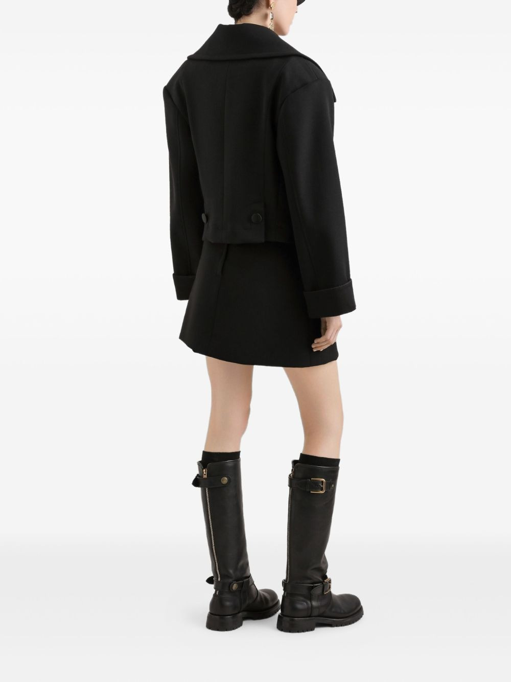 pocket-detail mini skirt - 3