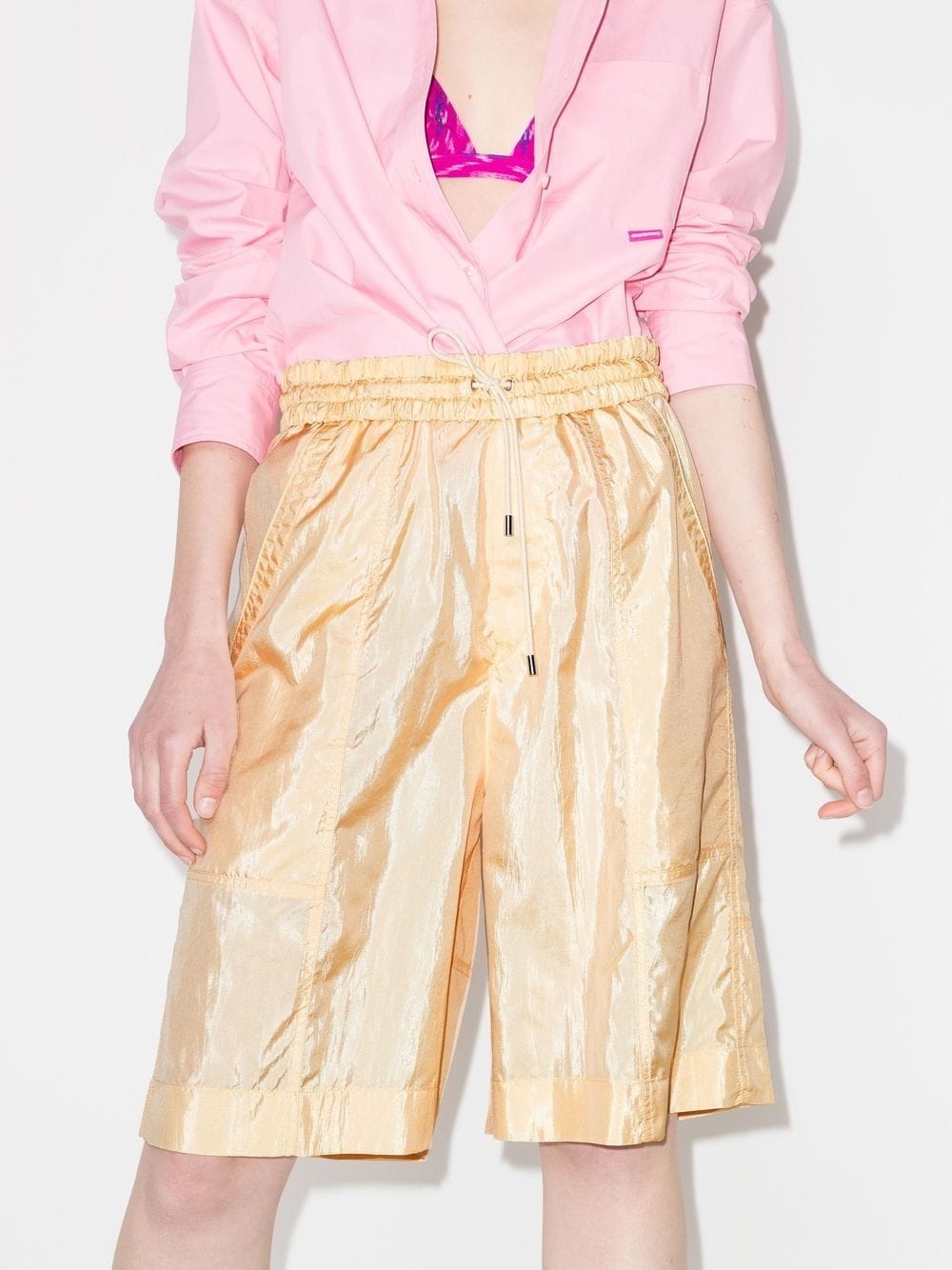 Laiora drawstring-waist bermuda shorts - 2