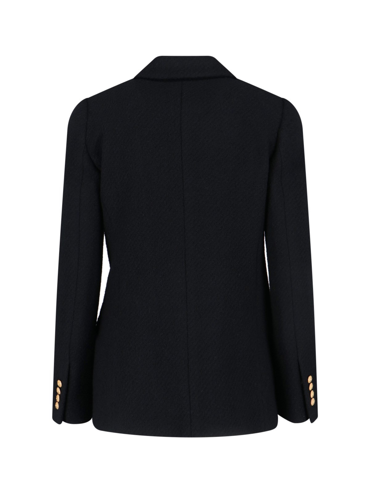 DOUBLE-BREASTED WOOL BLEND BLAZER - 2