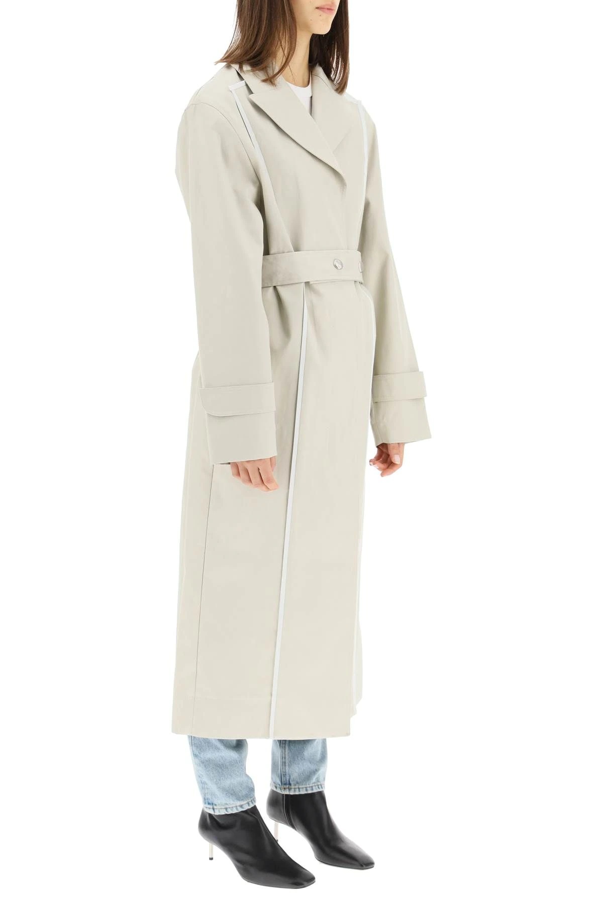 ORGANIC COTTON TRENCH COAT - 3