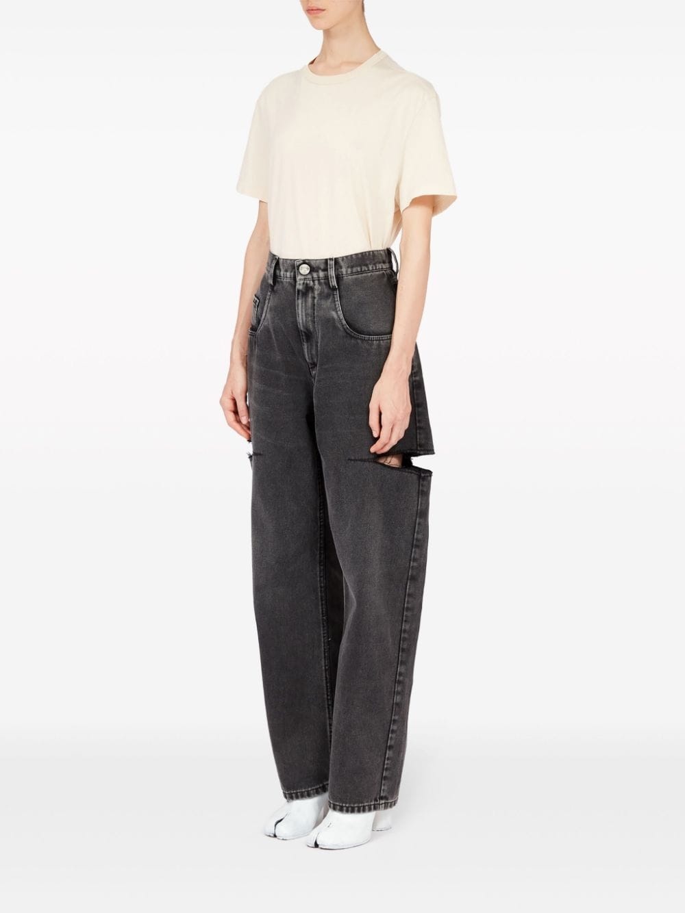 high-rise tapered jeans - 6