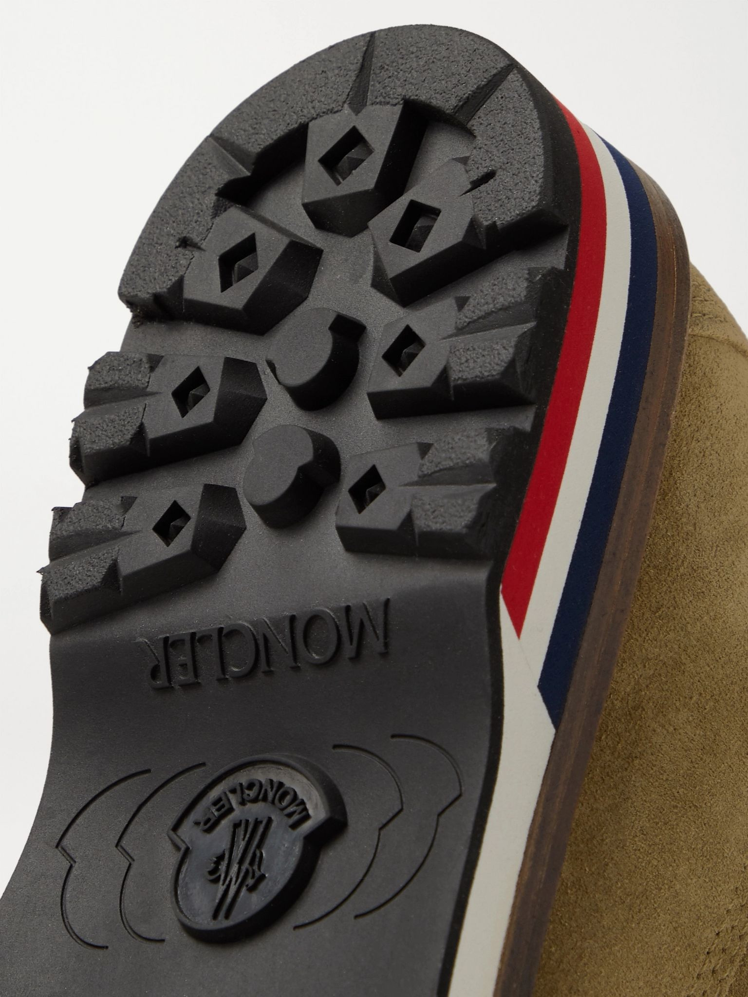 Vancouver Striped Suede Hiking Boots Army green - 6