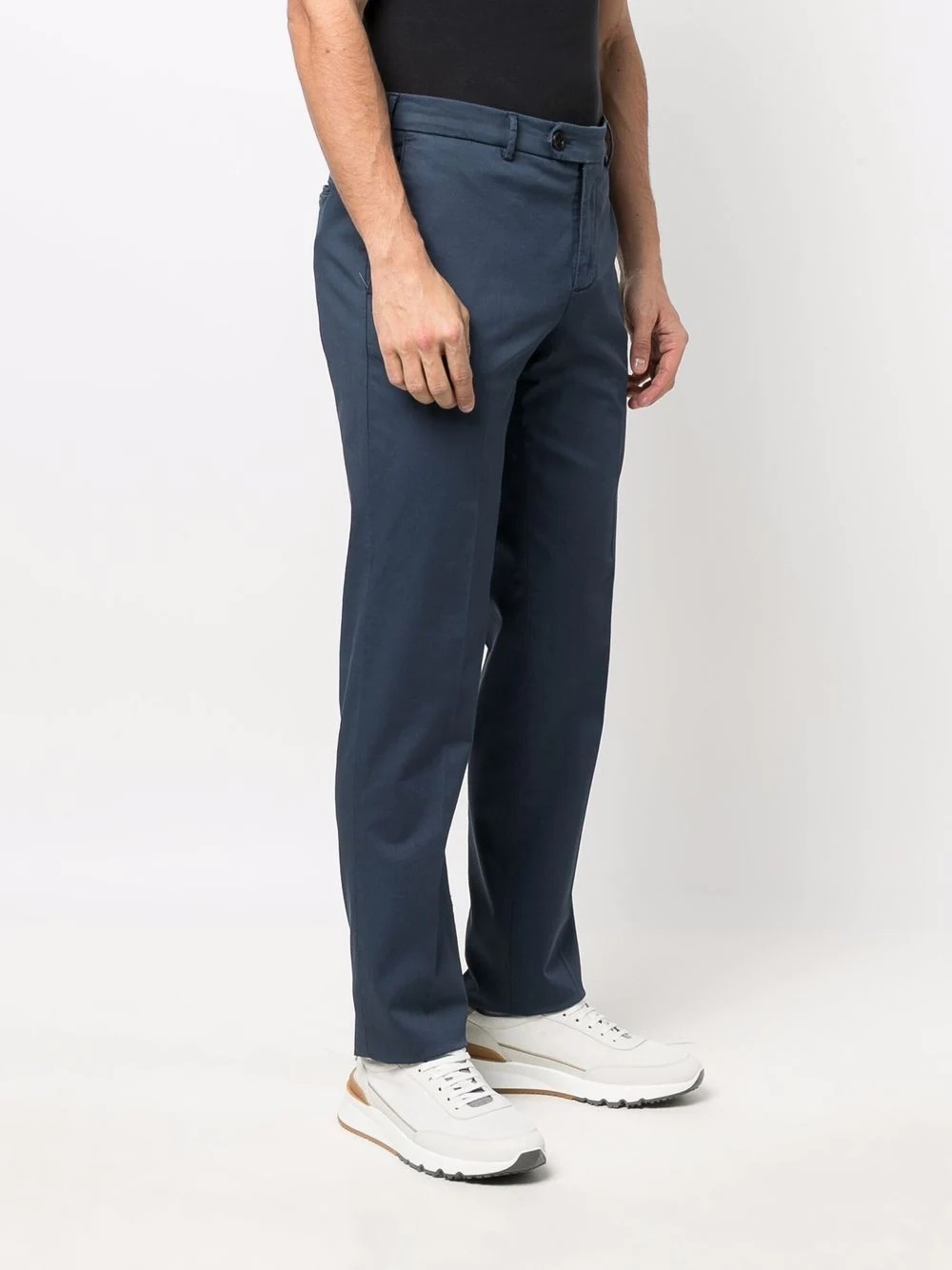 four-pockets cotton chinos - 3