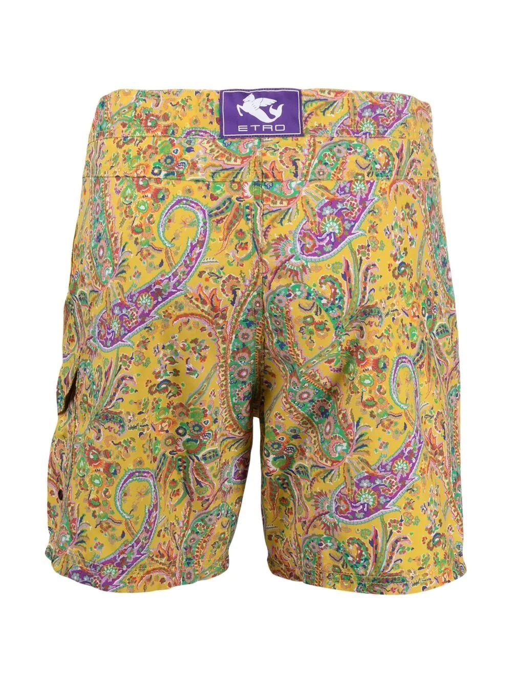 paisley-print swimming trunks - 2