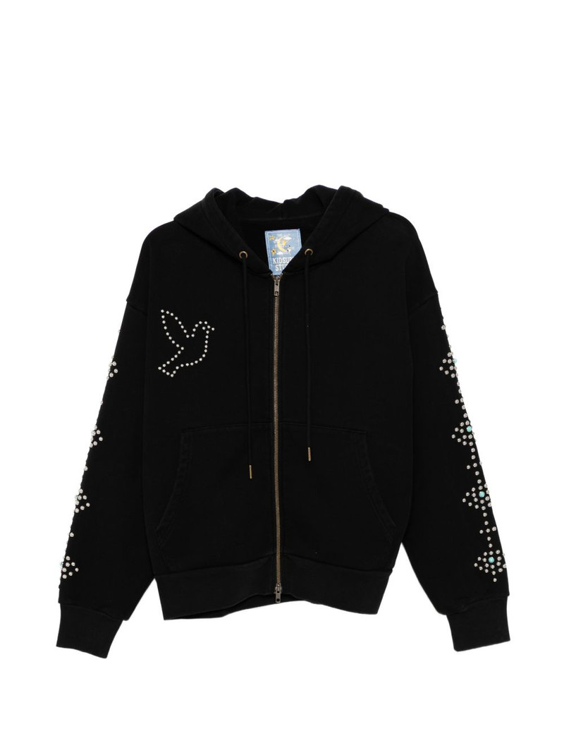 Dove & Eye stud-embellished hoodie 1