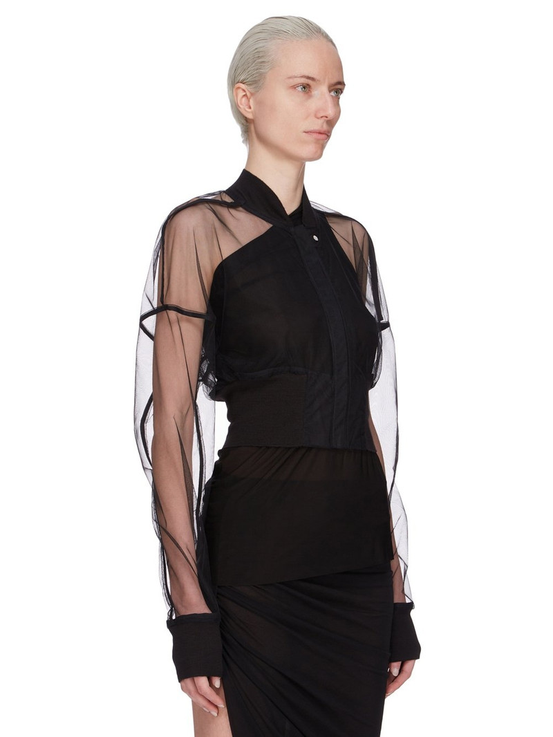 RICK OWENS - Women Bomber Flight Jkt Cropped 2