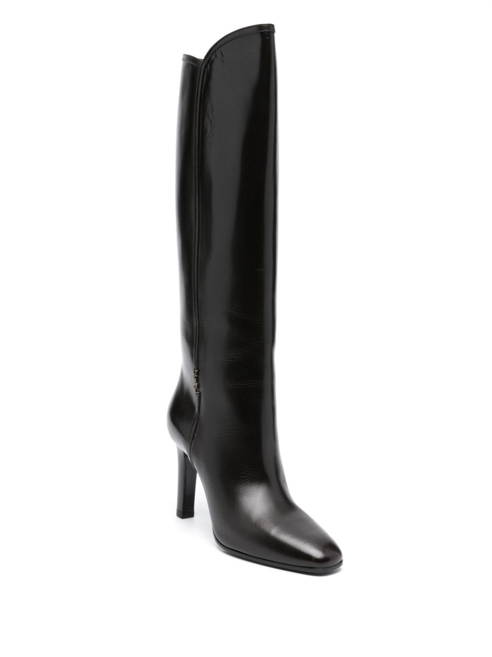 Jane monogram leather boots - 2
