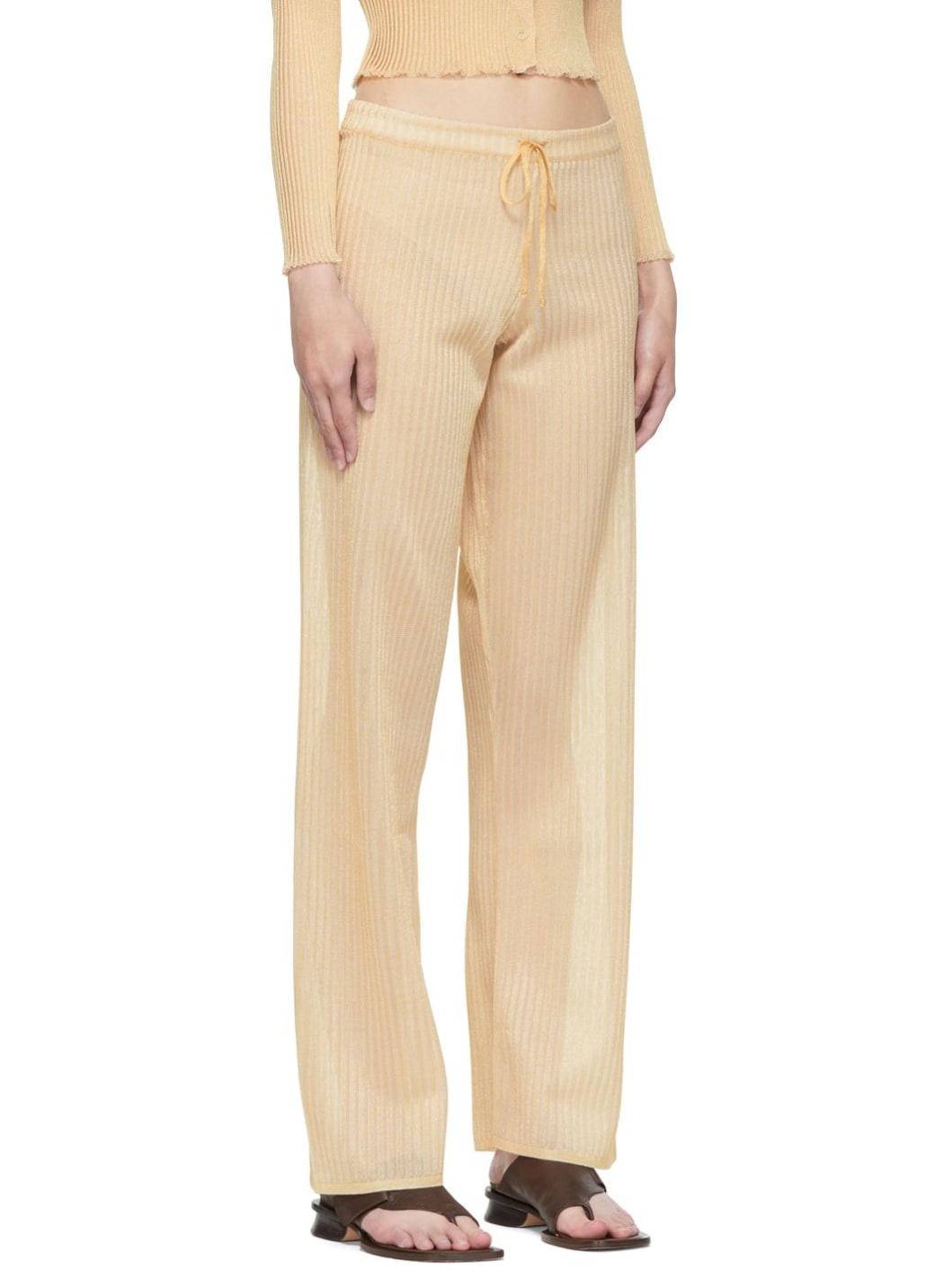 Beige Slow Lounge Pants - 2