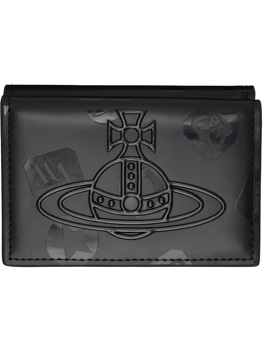 Black Trifold Wallet - 1