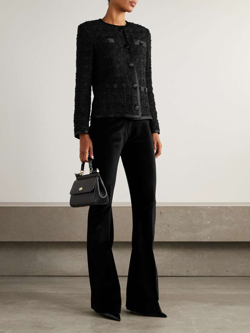 Dolce & Gabbana Satin-trimmed Tweed Jacket outlook